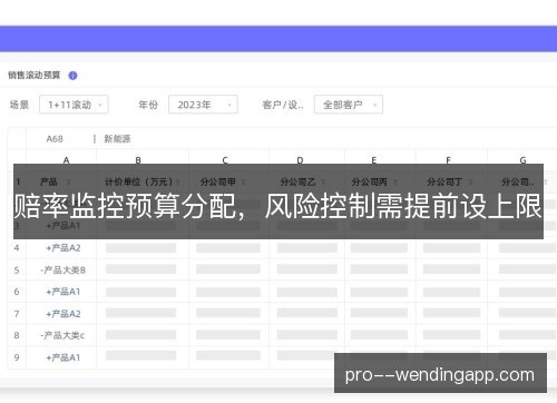 赔率监控预算分配,风险控制需提前设上限 赔率监控预算分配,风险控制需提前设上限
